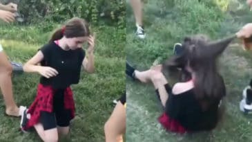 KrudPlug Mobile - SMH: 13 year old girl gets taken to the bushes and bullied in Romania 