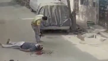 KrudPlug Mobile - Gunman executes his target in middle of street in India 