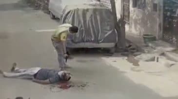 KrudPlug Mobile - Gunman executes his target in middle of street in India