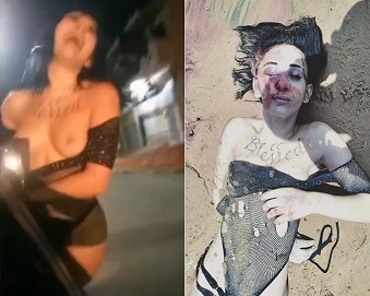KrudPlug Mobile - Woman flashing her boobs on a wild night out is found murdered and dumped in a river, Brazil 
